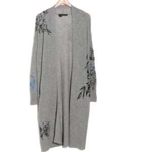 EVIE LONGLINE CARDIGAN from 360 Cashmere